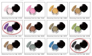 Originalūs Shiseido kreminiai dažai + firminis pakabukas
